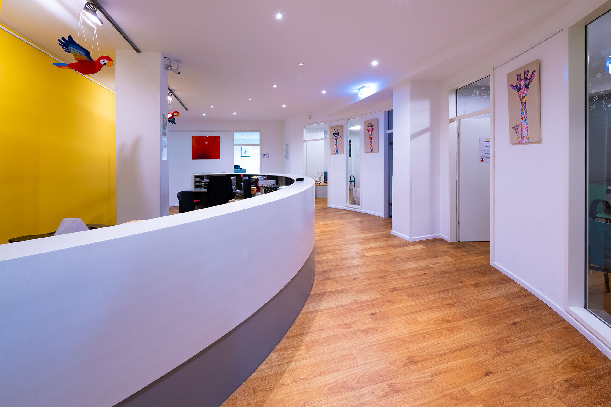 Empfang der Praxis Dr. med. Stephan Schoof